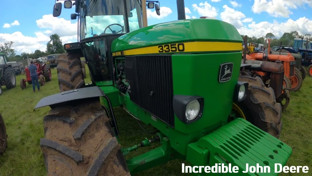 1993 John Deere 3350 4WD 5.9 Litre 6-Cyl Diesel Tractor (100 HP) at Ashby Magna Rally 2024
