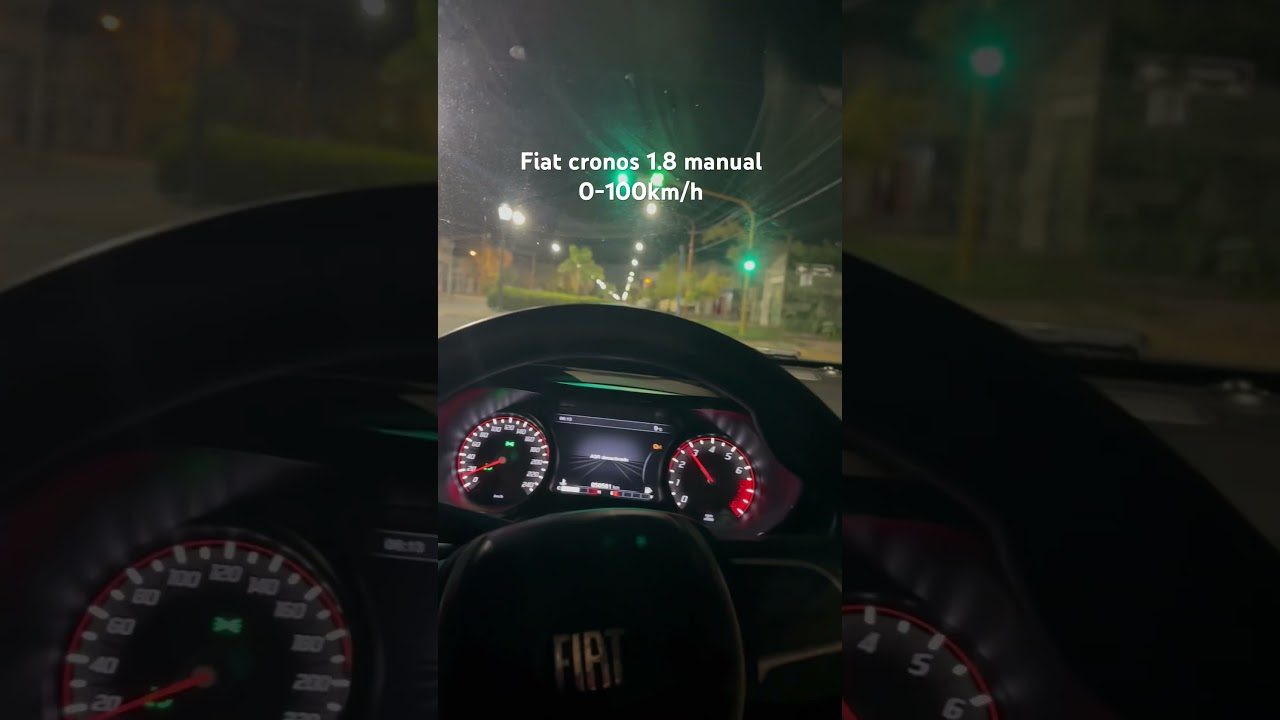 Fiat Cronos 1.8 MT aceleracion 0-100