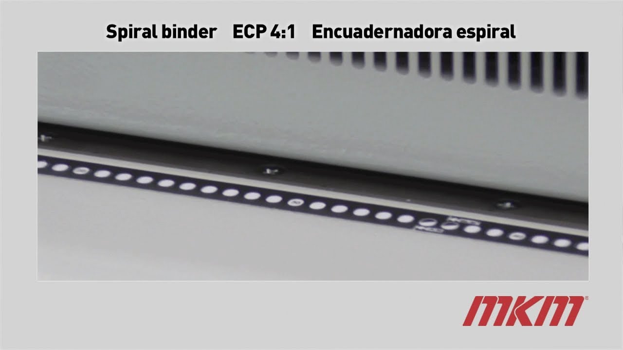 ECP 4:1 — Encuadernadora Espiral
