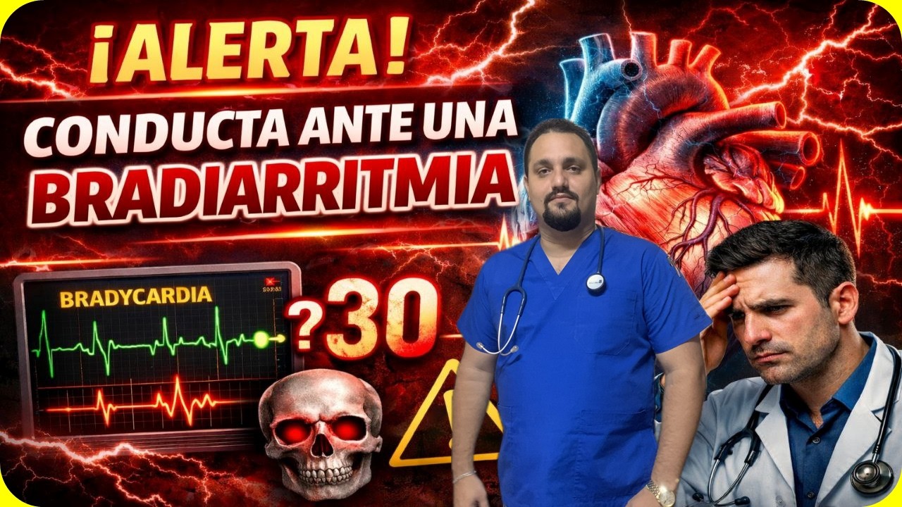 Conducta ante la Bradiarritmia | Manejo Paso a Paso en Urgencias.