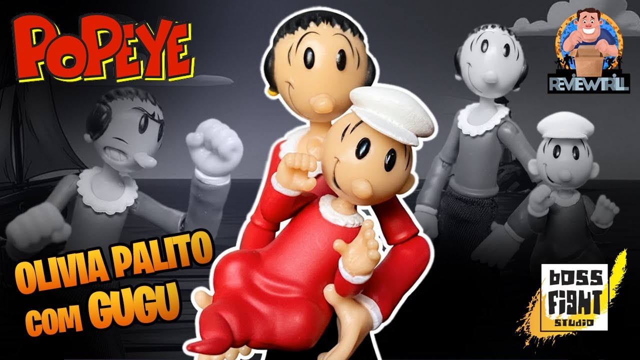 OLIVIA PALITO COM GUGU - POPEYE CLASSICS  -  BOSS FIGHT STUDIO  | REVIEW BR