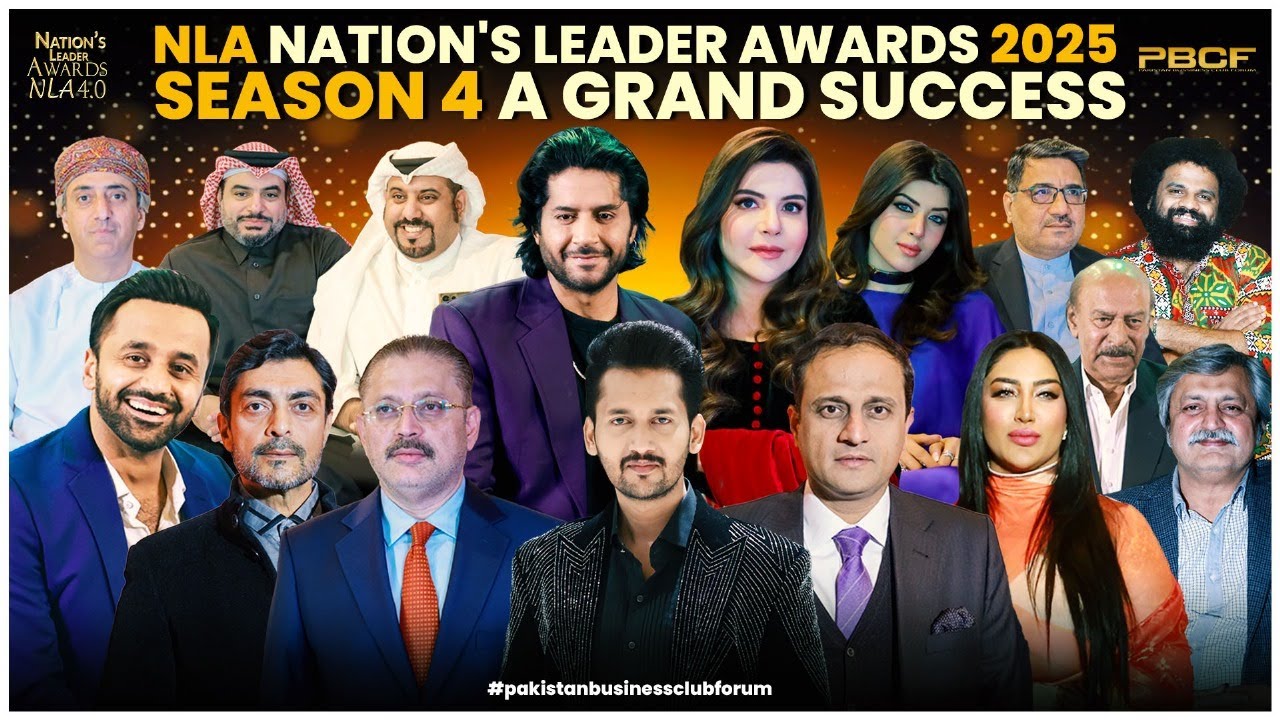 Glimpse of a Most Glamorous Pakistan's Biggest Night [ Nation's Leader Awards NLA 4.0 ]