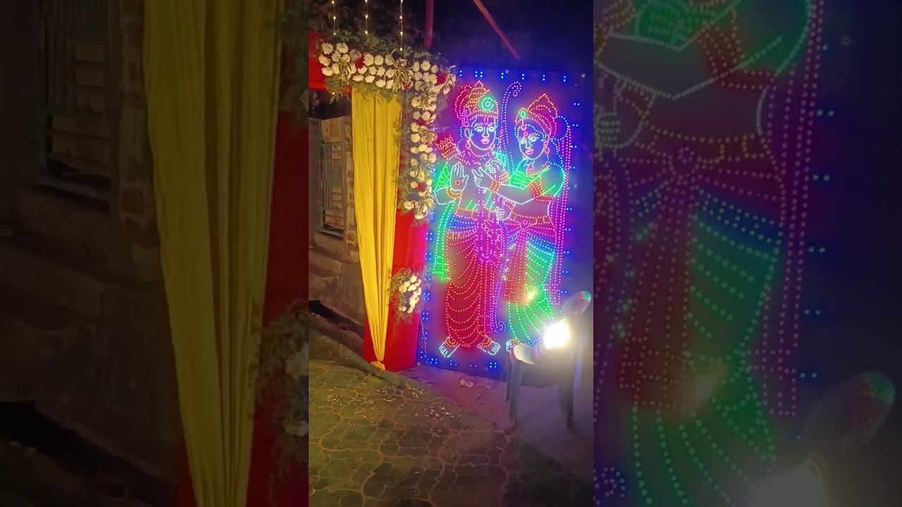 Today my program mukkamala Sri Saraswathi decoration and lighting pamulapadu 8096302748
