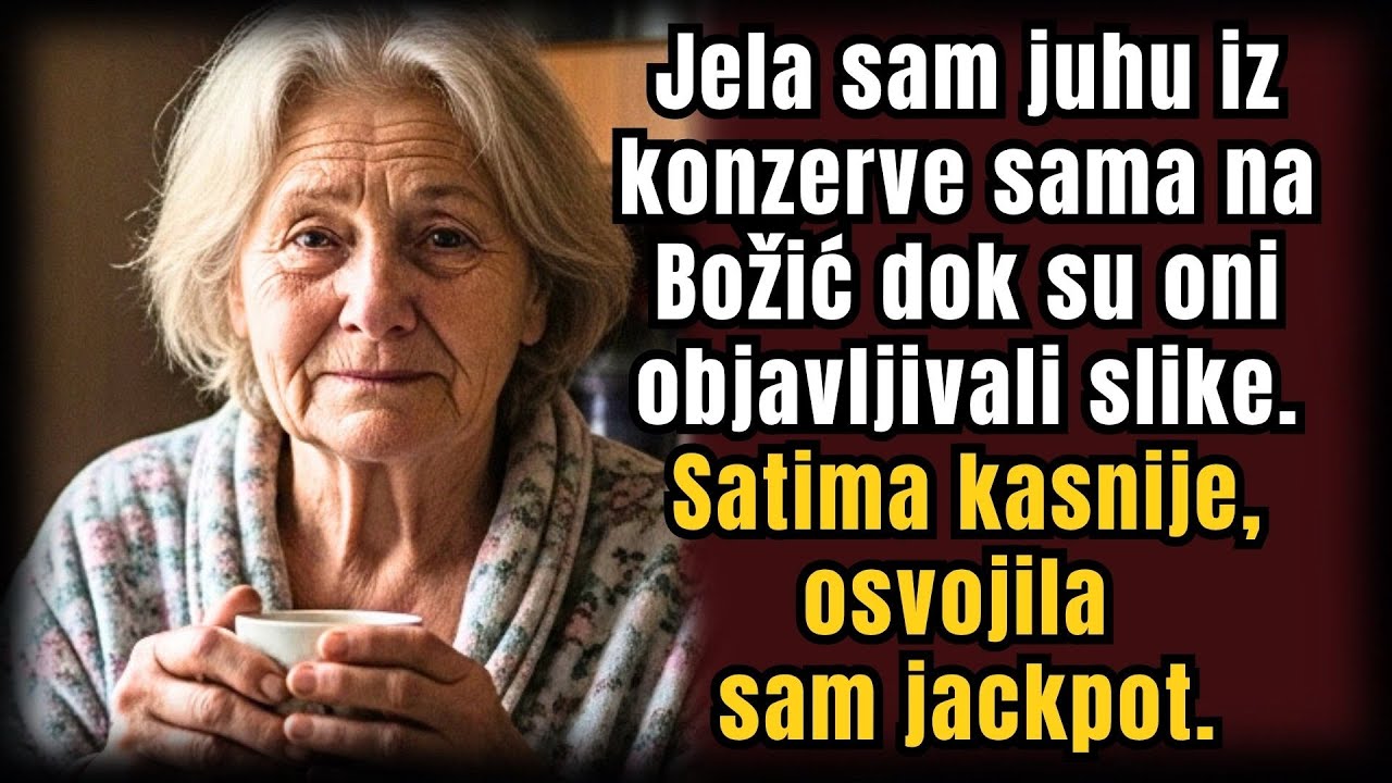 Jela sam konzerviranu juhu sama za Božić — onda osvojila jackpot i gledala kako mi mobitel gori od p