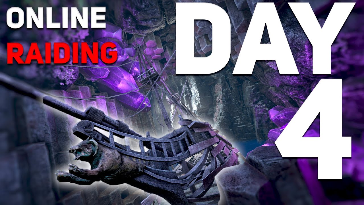 How I Online Raided The Shipwreck cave - ARK PvP
