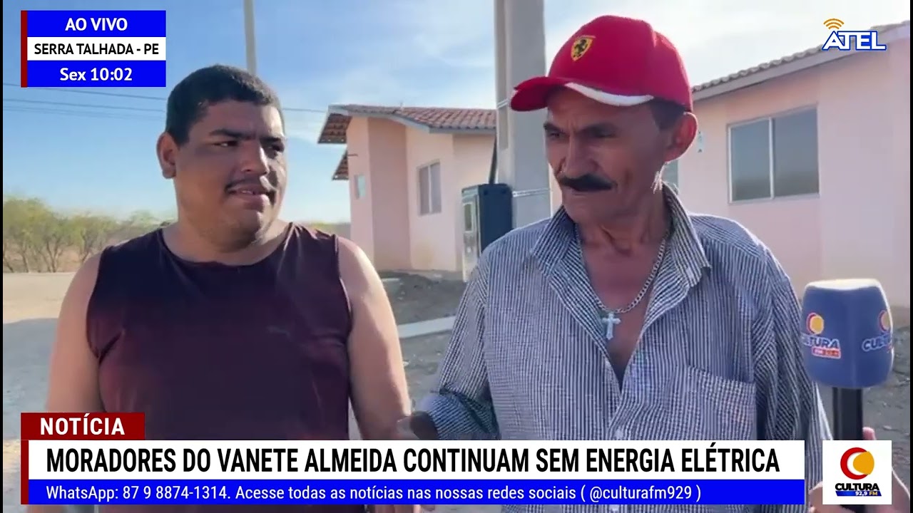 MORADORES DO VANETE ALMEIDA CONTINUAM SEM ENERGIA ELÉTRICA