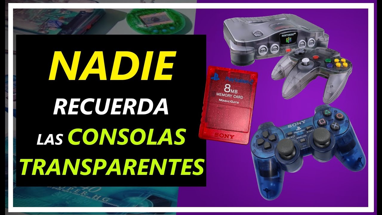 ¿Qué pasó con las CONSOLAS TRANSPARENTES?