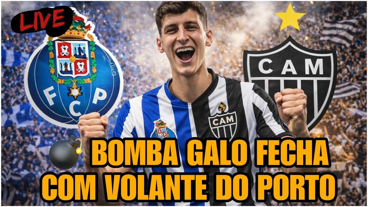 💣 BOMBA VAZOU TUDO GALO ACERTA COM 1º VOLANTE DO PORTO😱ARGENTINO CHEGA PRA FARDAR?