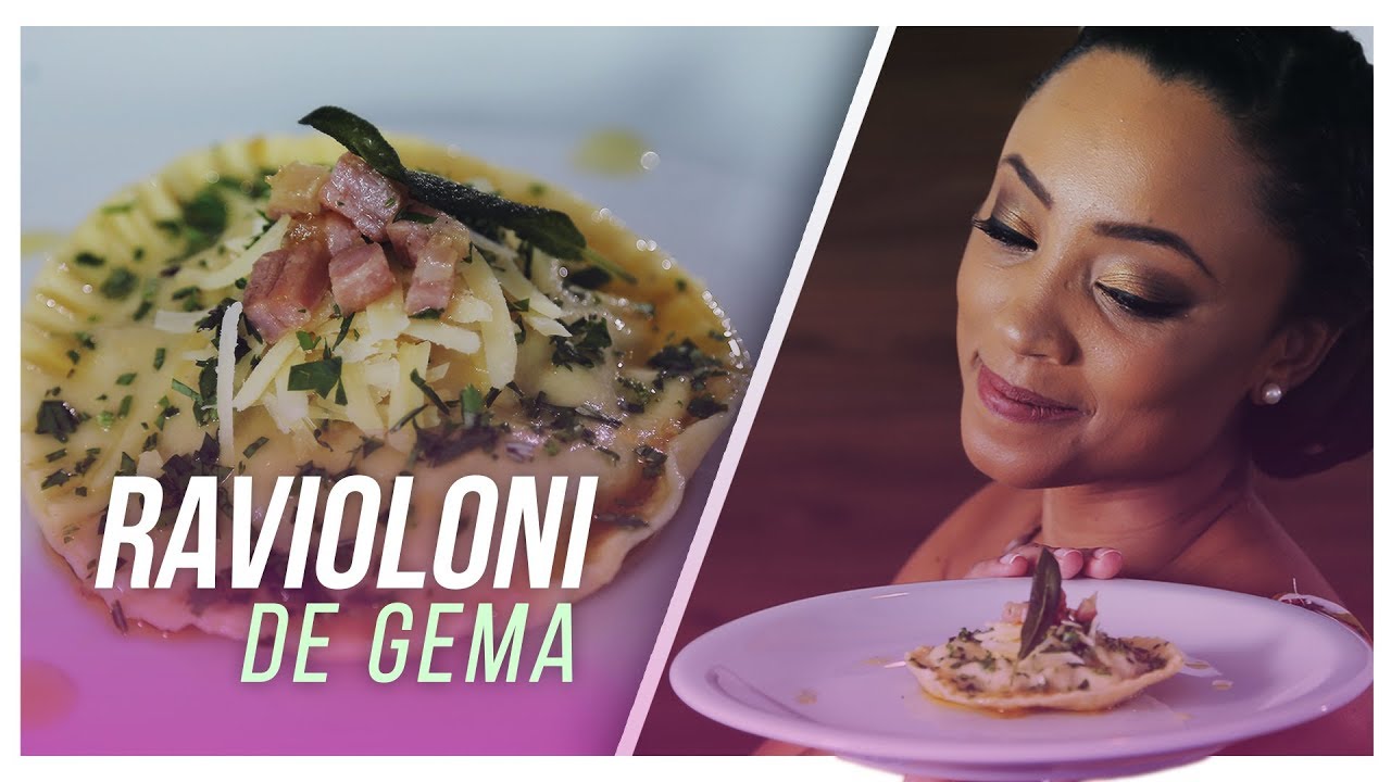 🥘 COMO FAZER RAVIOLONI DE GEMA MOLE 🥘