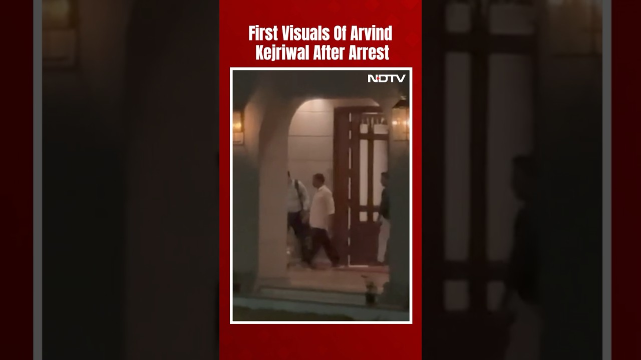 Arvind Kejriwal Arrested | Arvind Kejriwal Walks Out Of Home With ED Officials After Arrest