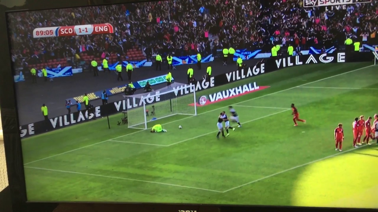 Leigh Griffiths 2nd v England Martin Tyler commentary