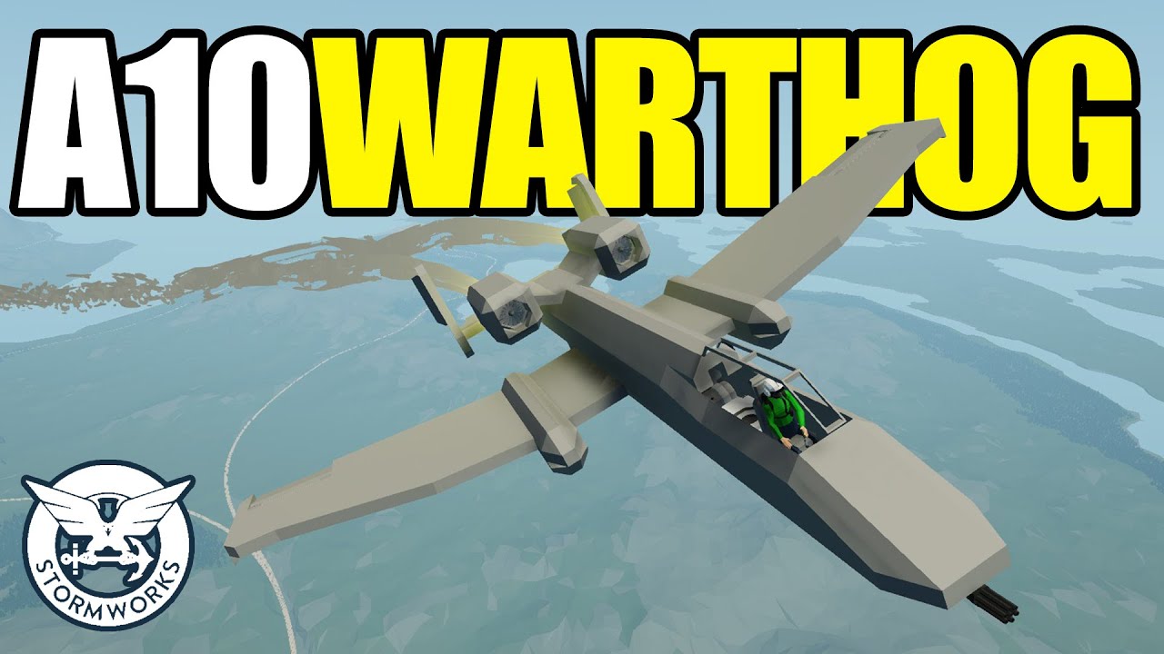 Jet Engines Working & First Flight!!! Let's Build a A-10 “Warthog” Thunderbolt! [3] Stormworks