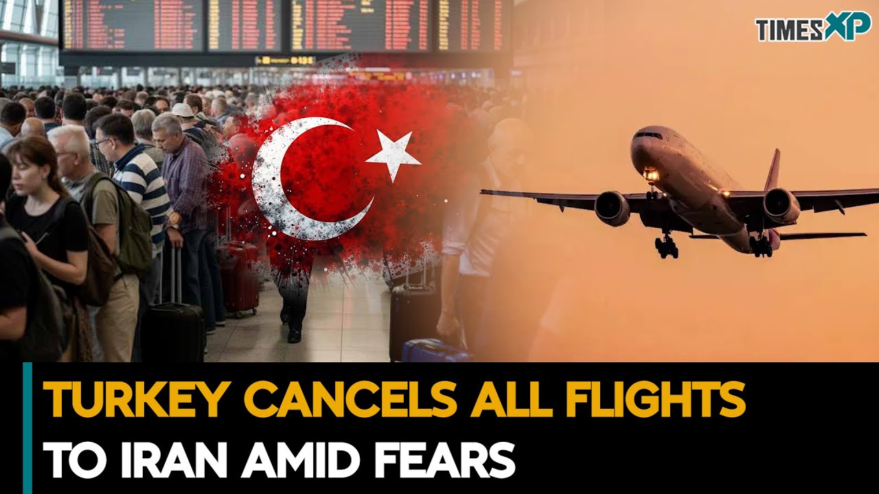 Turkey Cancels All Flights To Iran Over Anti-Khamenei Protest| Iran-Israel War| Iran Protest