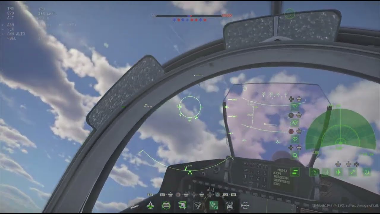 Sea Level Dogfight! JAS 39E Gripen vs F-15C | War Thunder Simulator