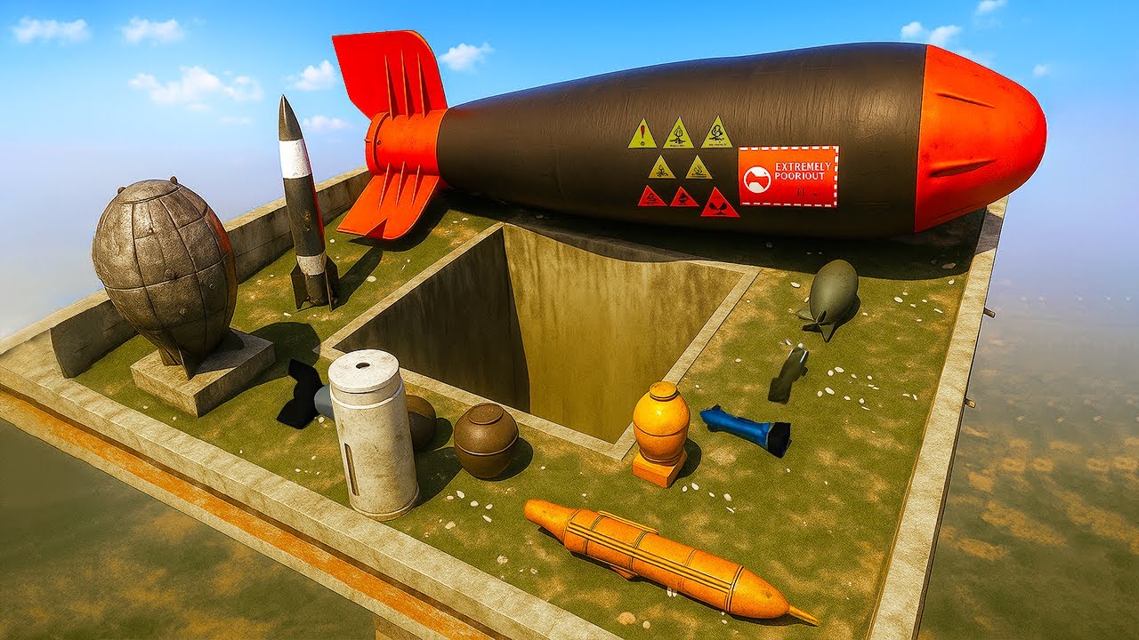 Garry’s Mod: Testing Every Nuclear Bomb in a Giant Pit