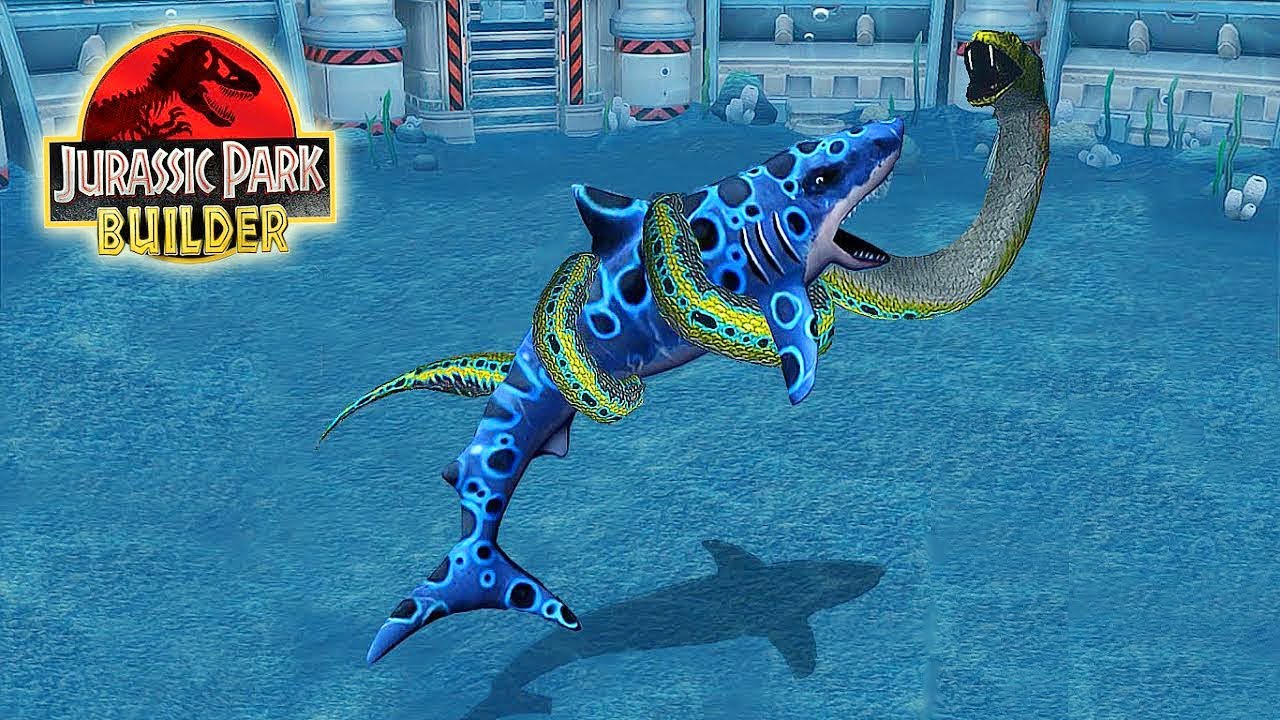 Megalodon vs Titanoboa - Jurassic Park Builder
