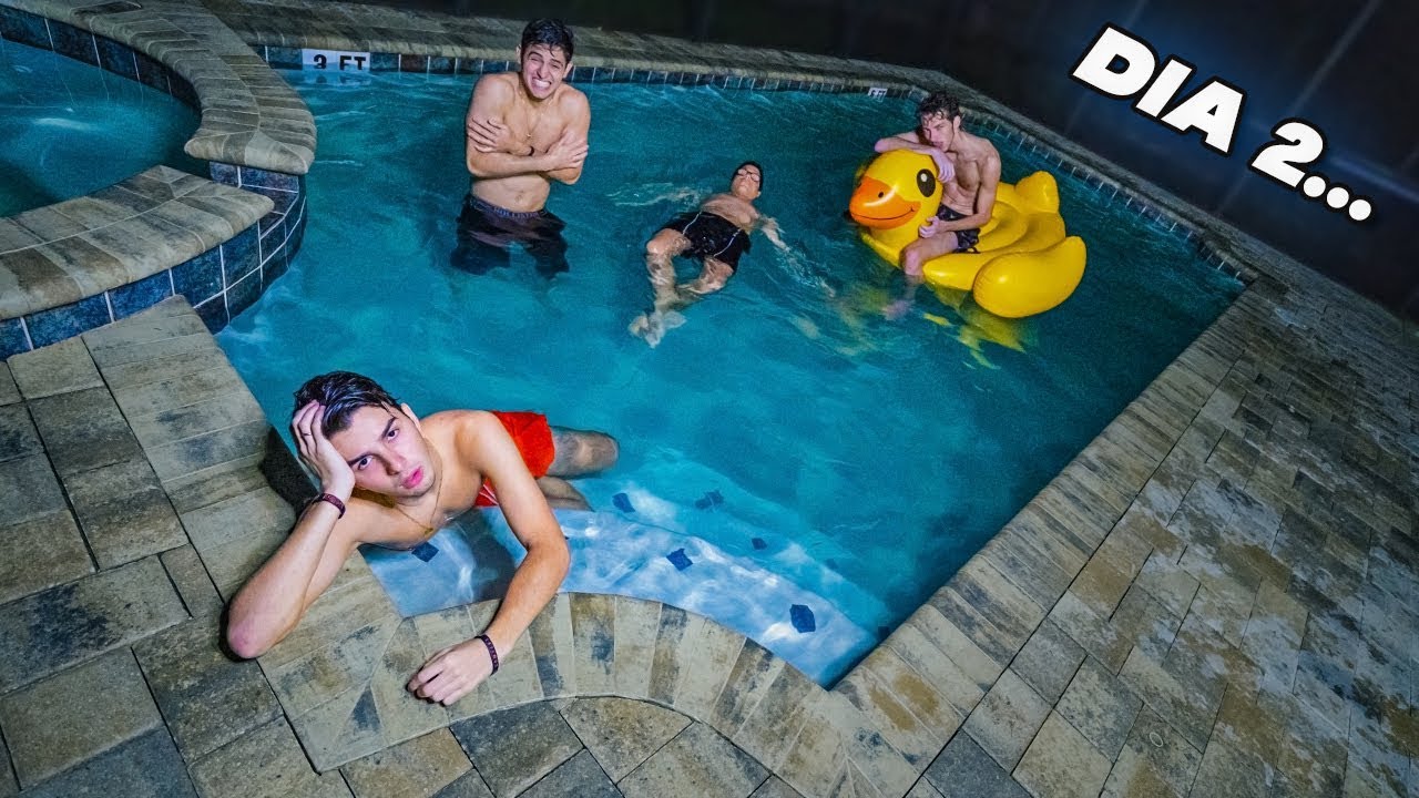 O ÚLTIMO A SAIR DA PISCINA GANHA!