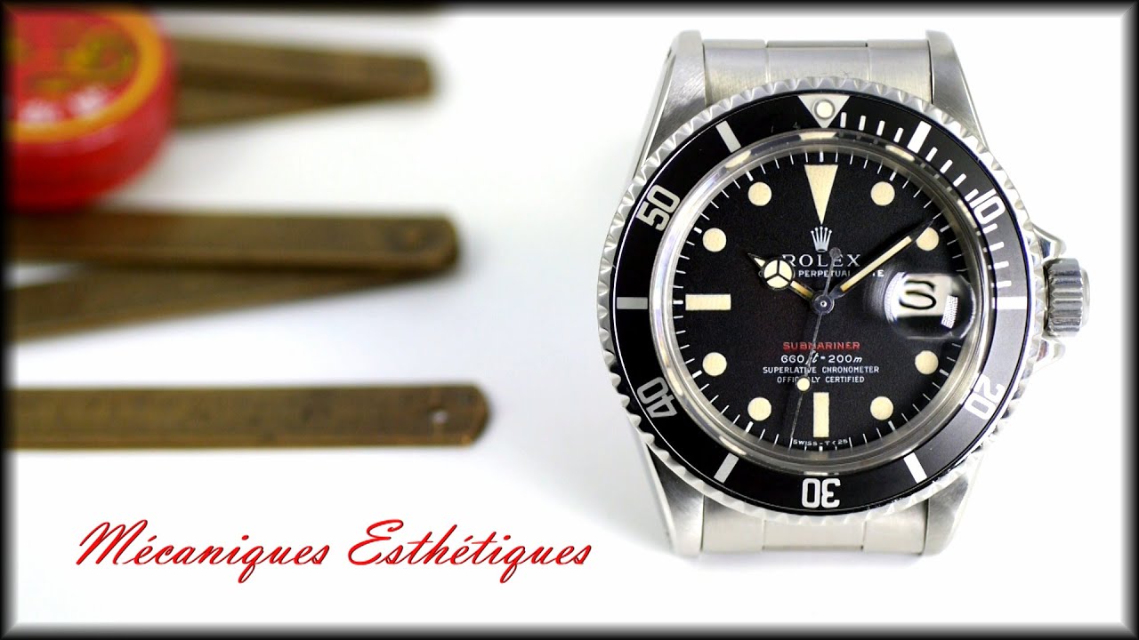 Rolex Submariner 1680 (1970) Mark IV Red Sub with super-full set !