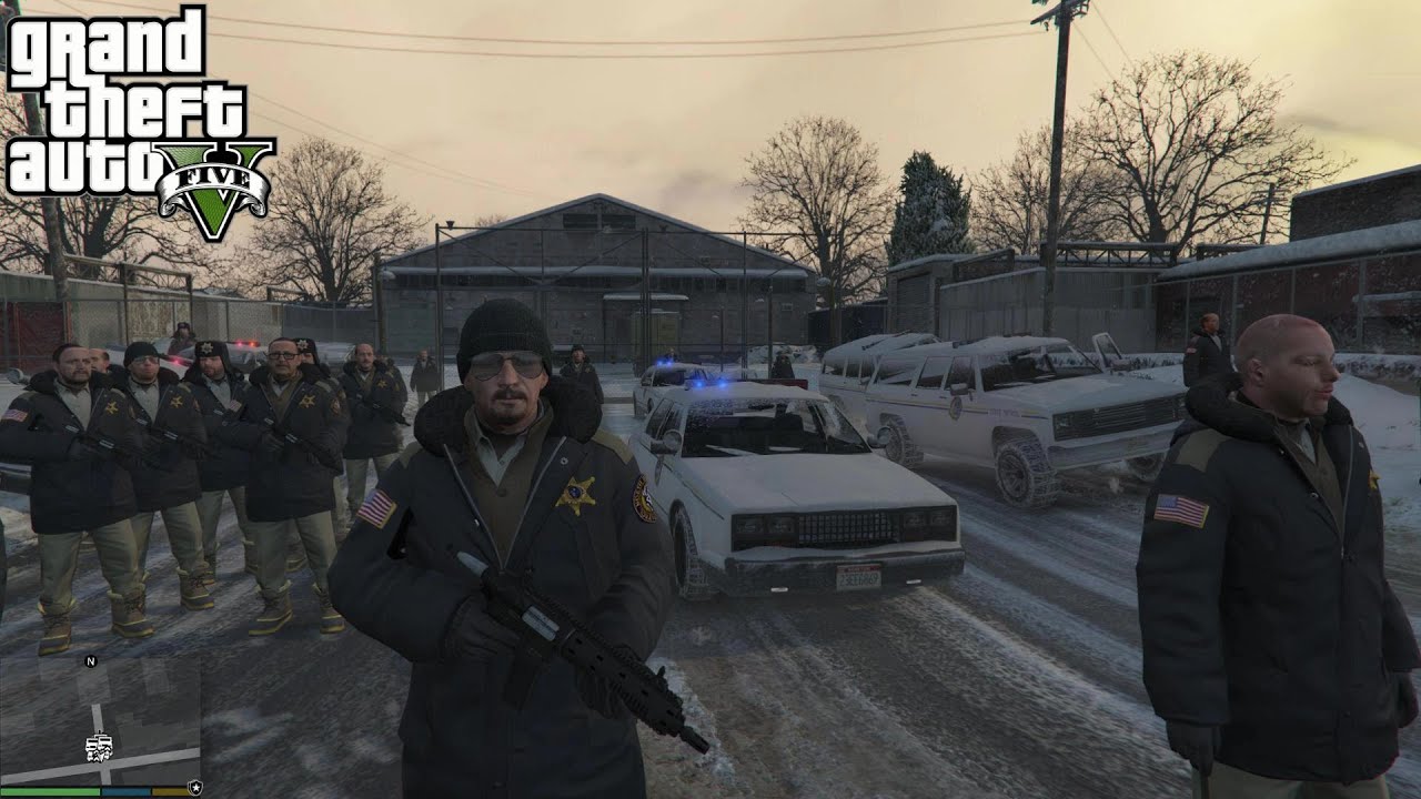GTA 5 PC Mods - PLAY AS A COP MOD! GTA 5 SAPDFR/LSPDFR Police Mod Gameplay 4! (NORTH YANKTON PATROL)