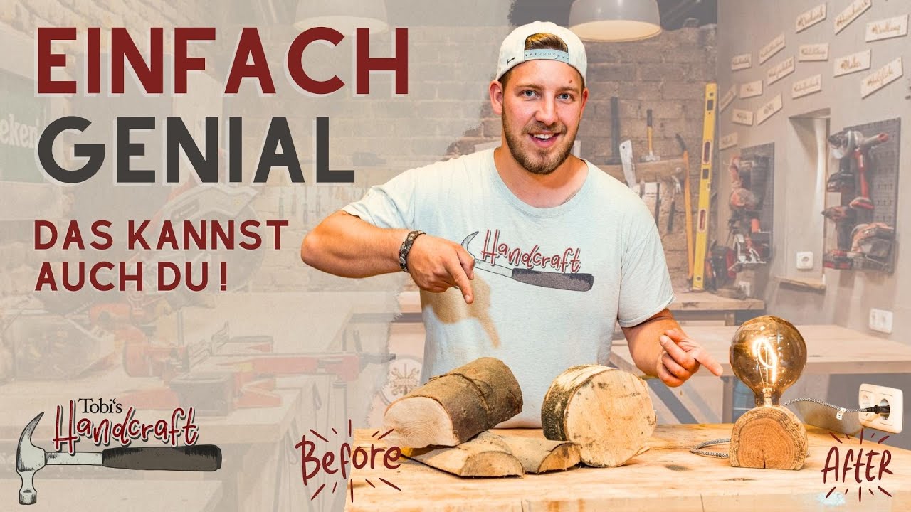 Holzdeko aus Brennholz bauen? Ich zeige dir wie!