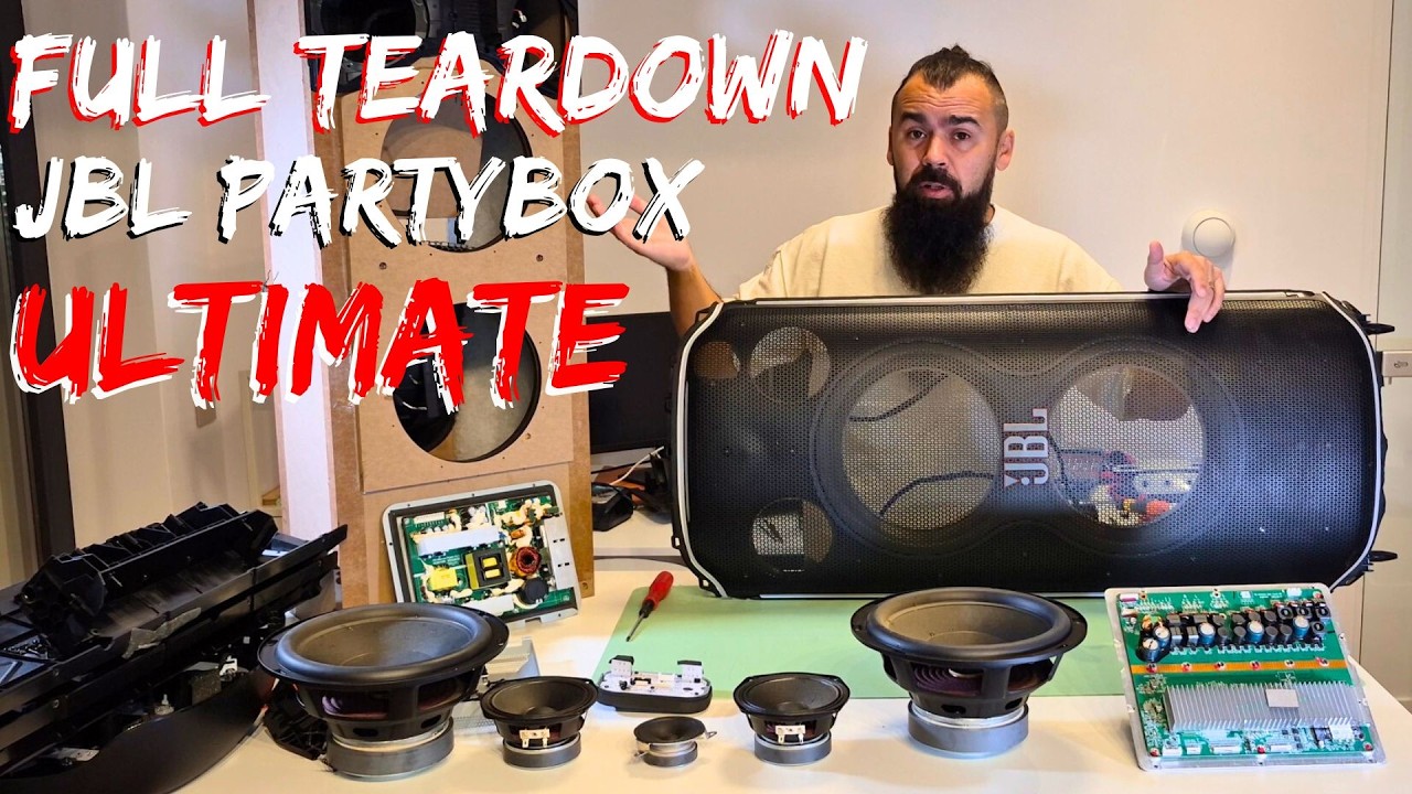 What's Inside JBL Partybox ULTIMATE (full teardown)