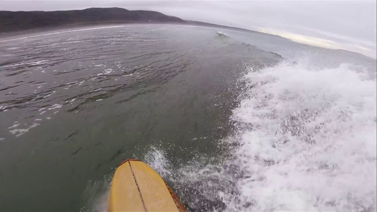 Llangennith on Mickey Munoz 11ft - Fun Surf Xmas 2016