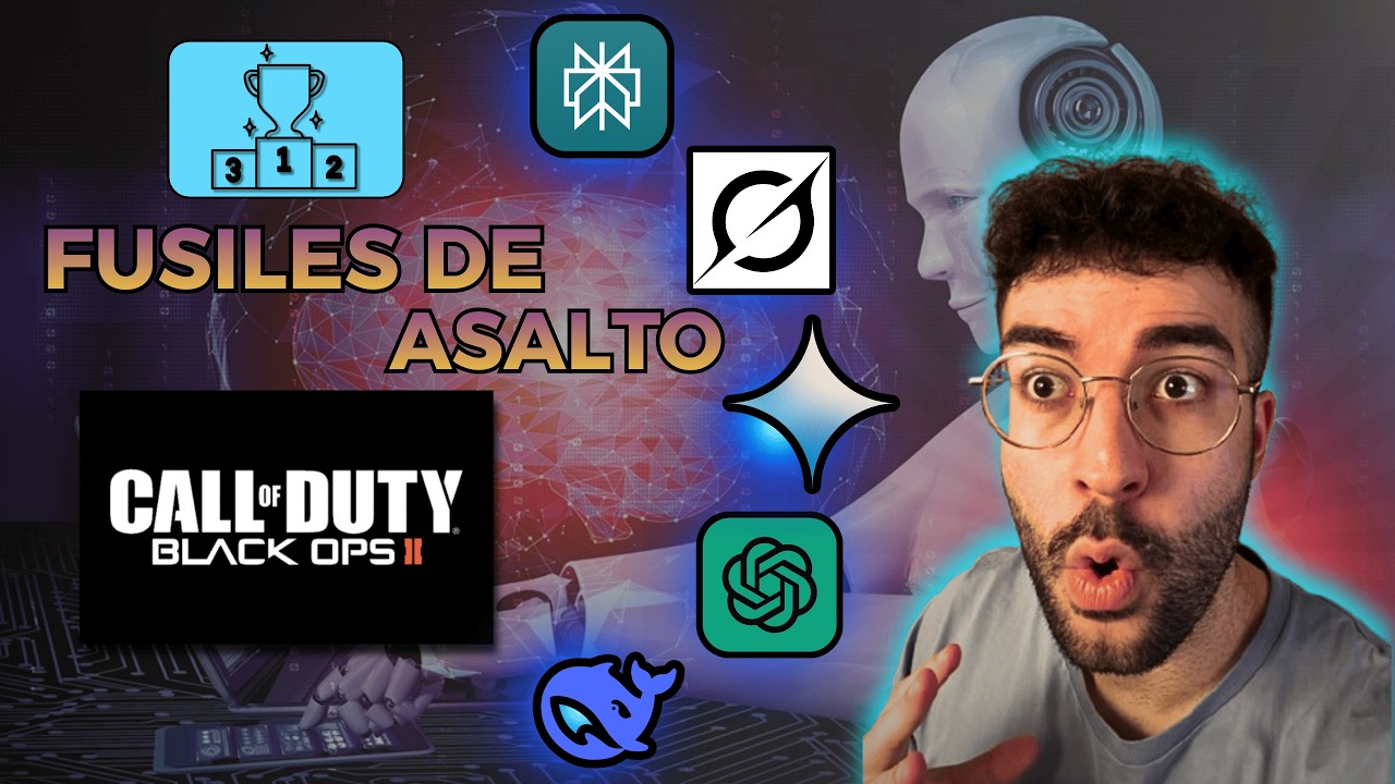 5 IAs HACEN el RANKING de TODOS los FUSILES DE ASALTO de BLACK OPS 2