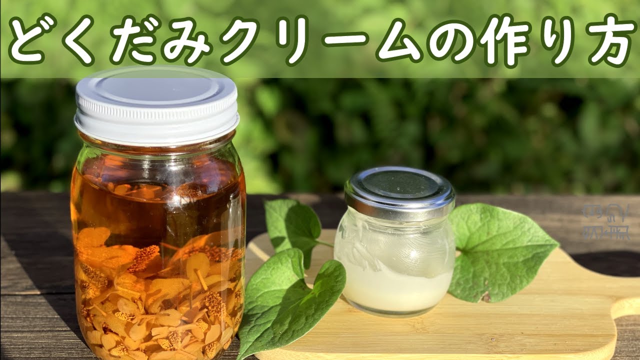 【薬草活用】かかと ひび割れケアに使ってます！どくだみクリームの作り方