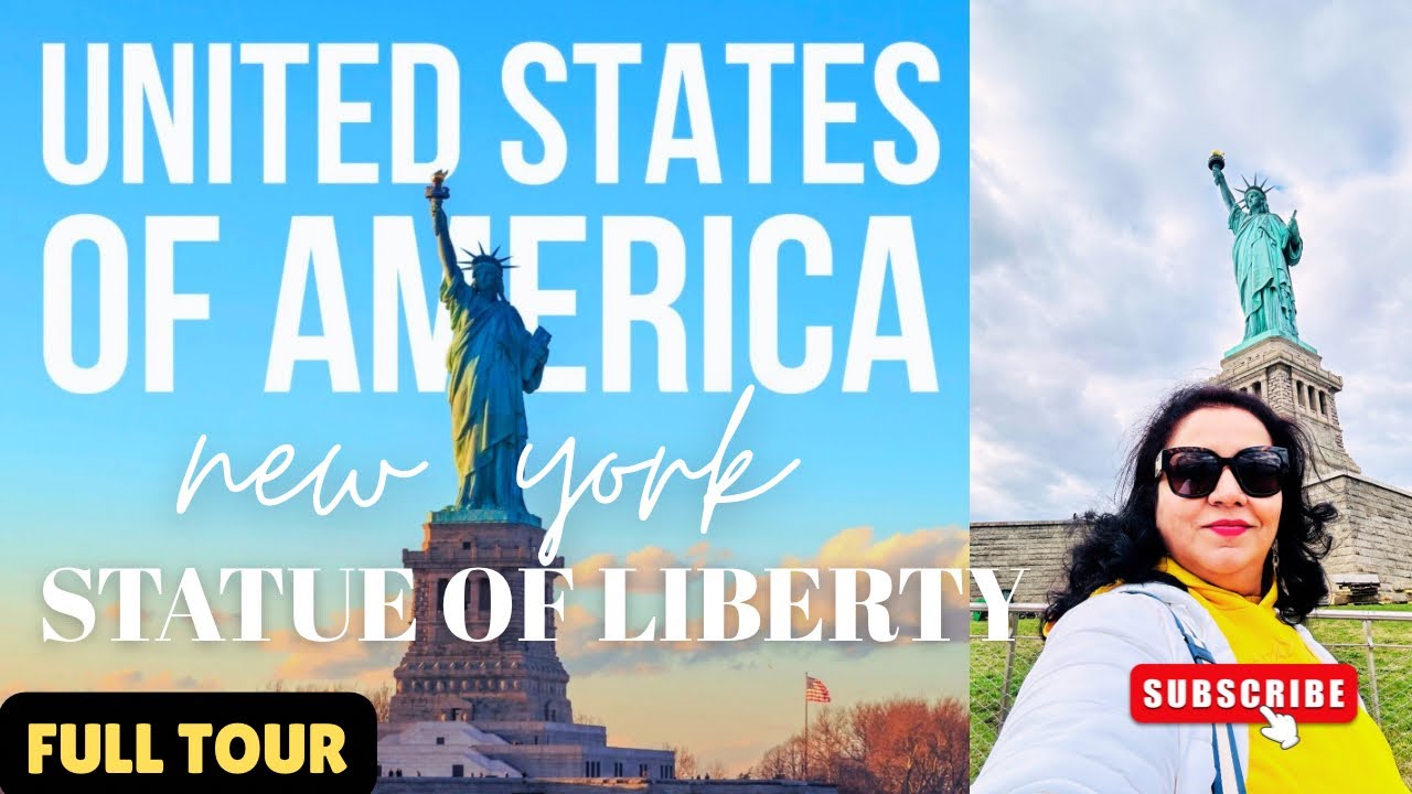 STATUE OF LIBERTY IN NEW YORK FULL TOUR | Travel Guide to Statue Of Liberty | Vlog-4 Traveling USA
