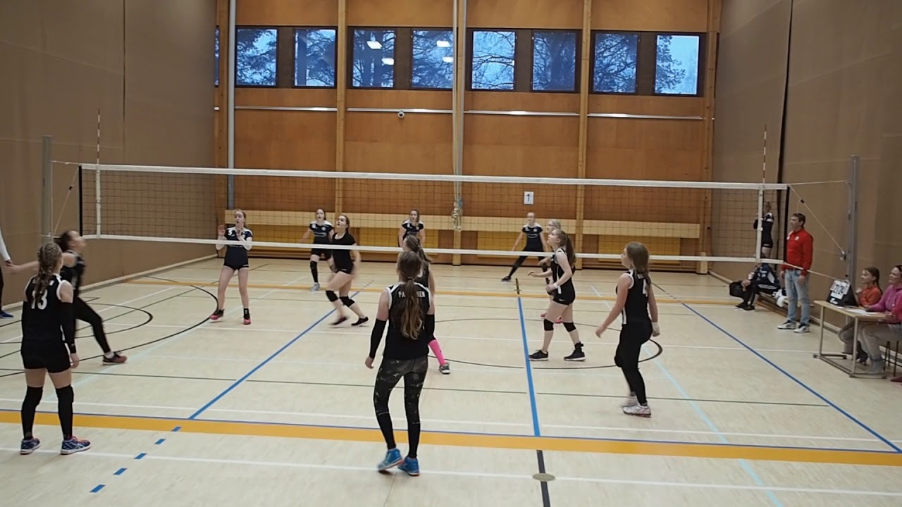 C-tytt&ouml;jen PyU-Kitee-lentopallo-ottelu, pelin ratkaisu 25.11.17