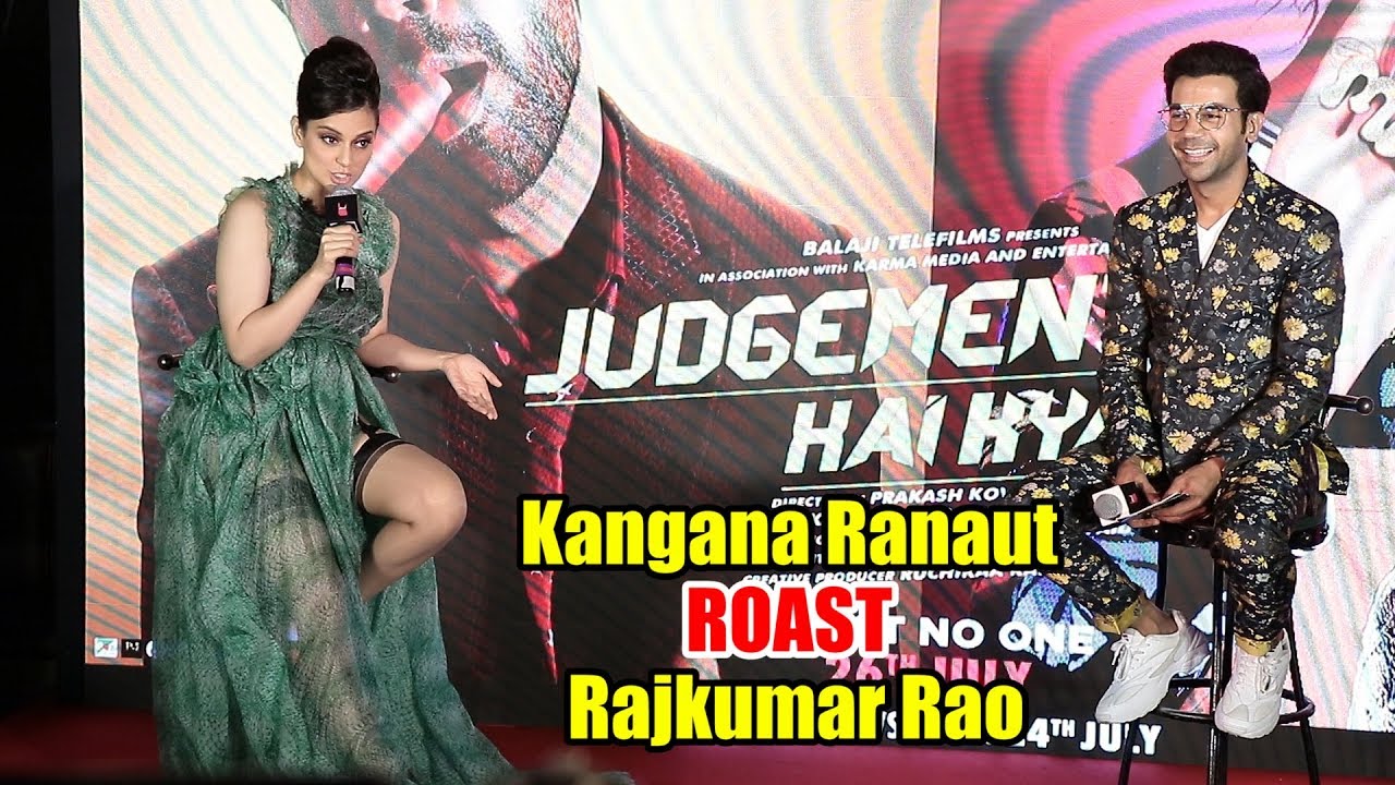Kangana Ranaut ROAST Rajkummar Rao | FUNNY MOMENT | Rajkummar Rao Fightback Reply
