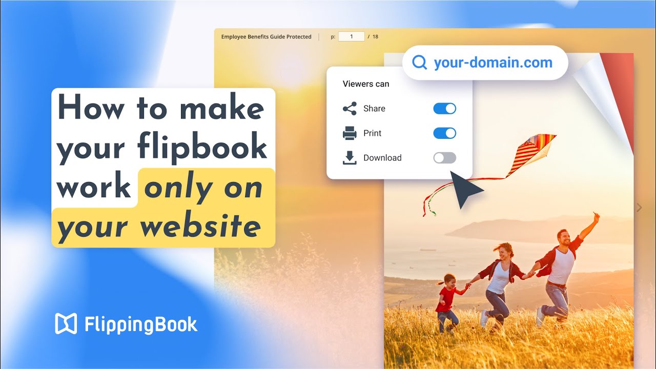 How to make your flipbook work only on your website | FlippingBook