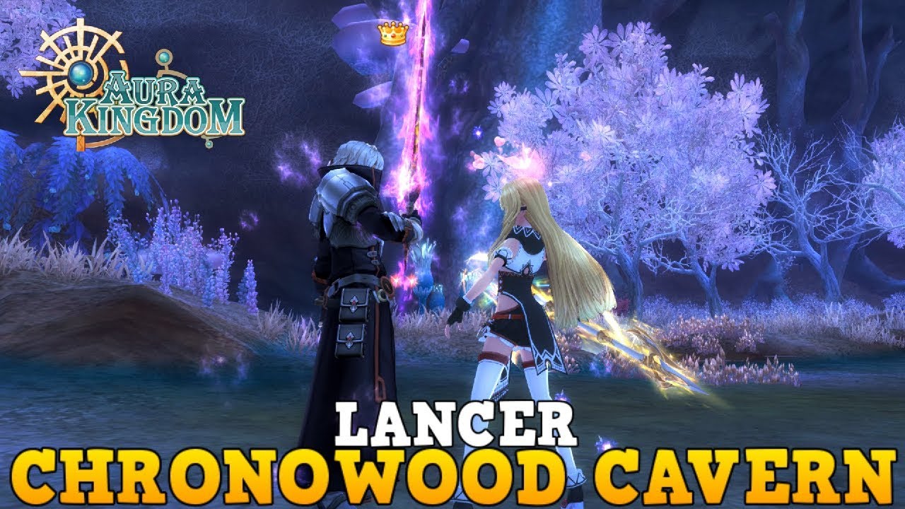 SaberAK Lancer Chronowood Cavern Hell Mode Solo (+20 80 Gears) Aura Kingdom