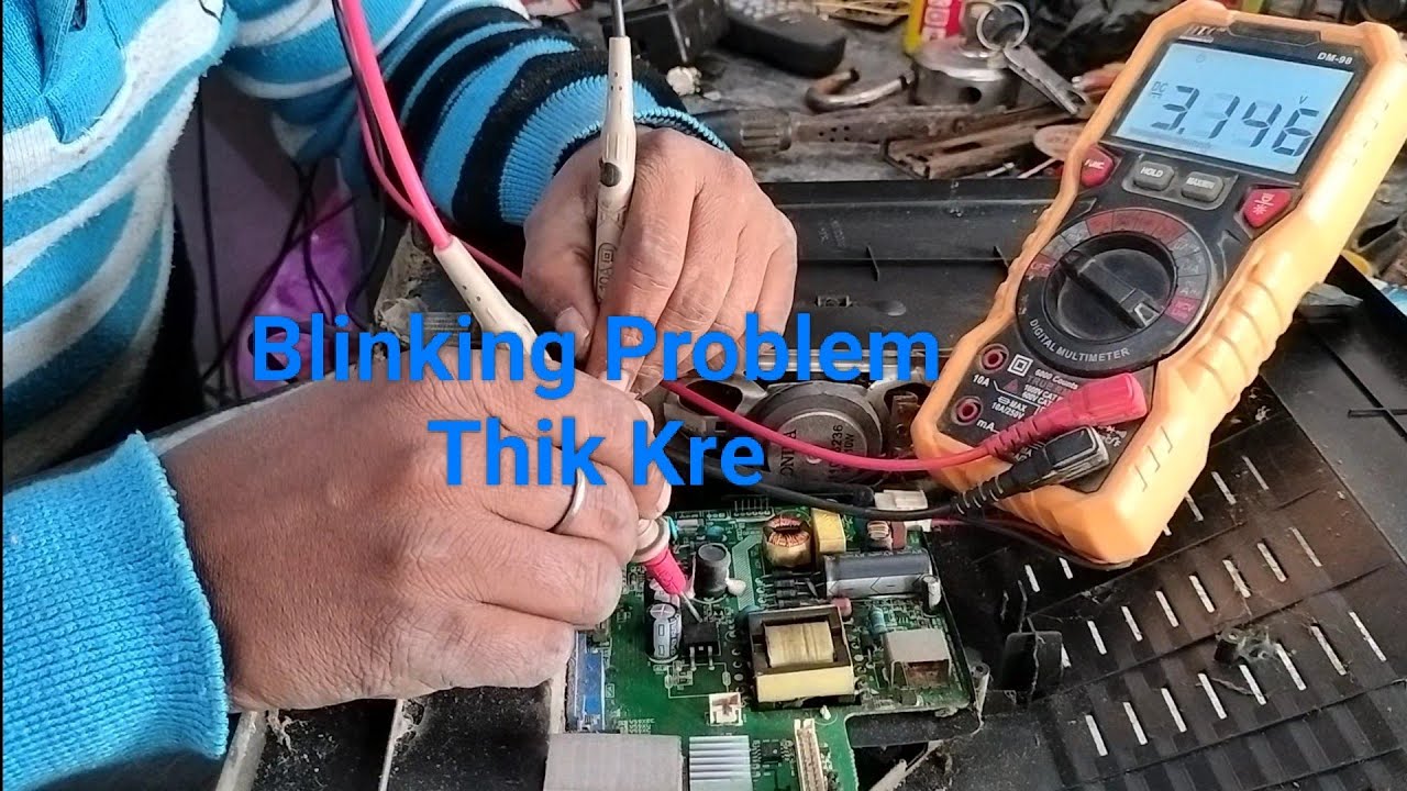 ONIDA LED TV BILIKING PROBLEM REPAIR KARE KRE #ASHWANI ELECTRONIC gorakhpur #
