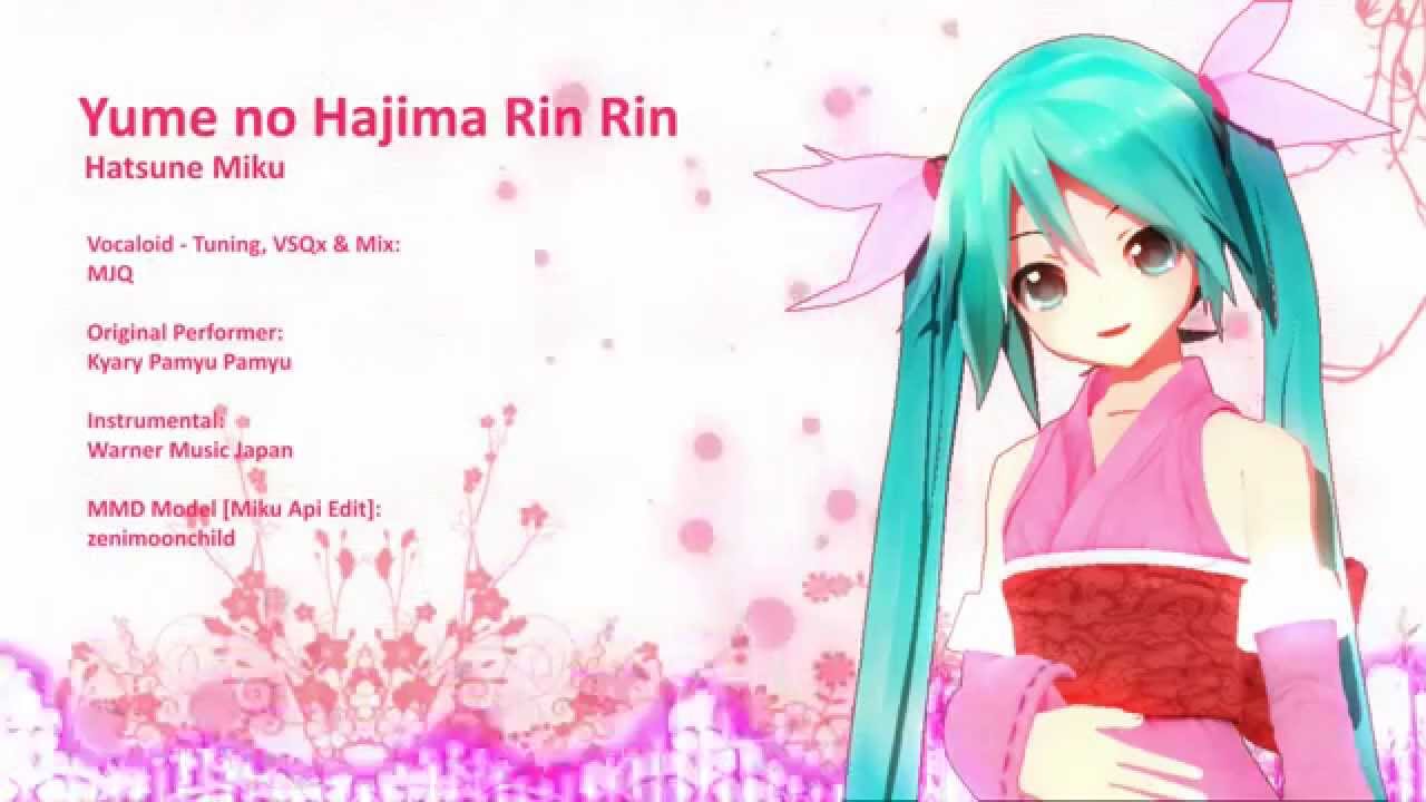 Hatsune Miku - Yume no Hajima Rin Rin [Vocaloid Cover]