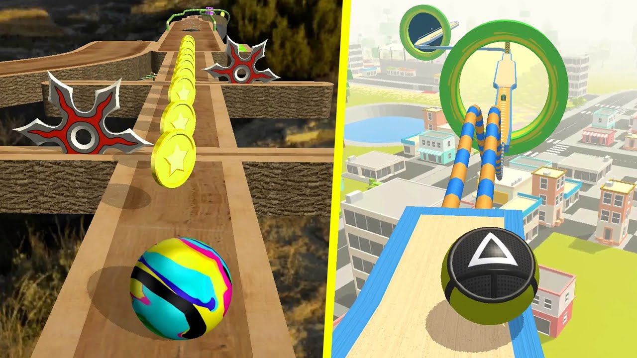Going Balls Vs Action Balls All Levels Gameplay Android iOS #101