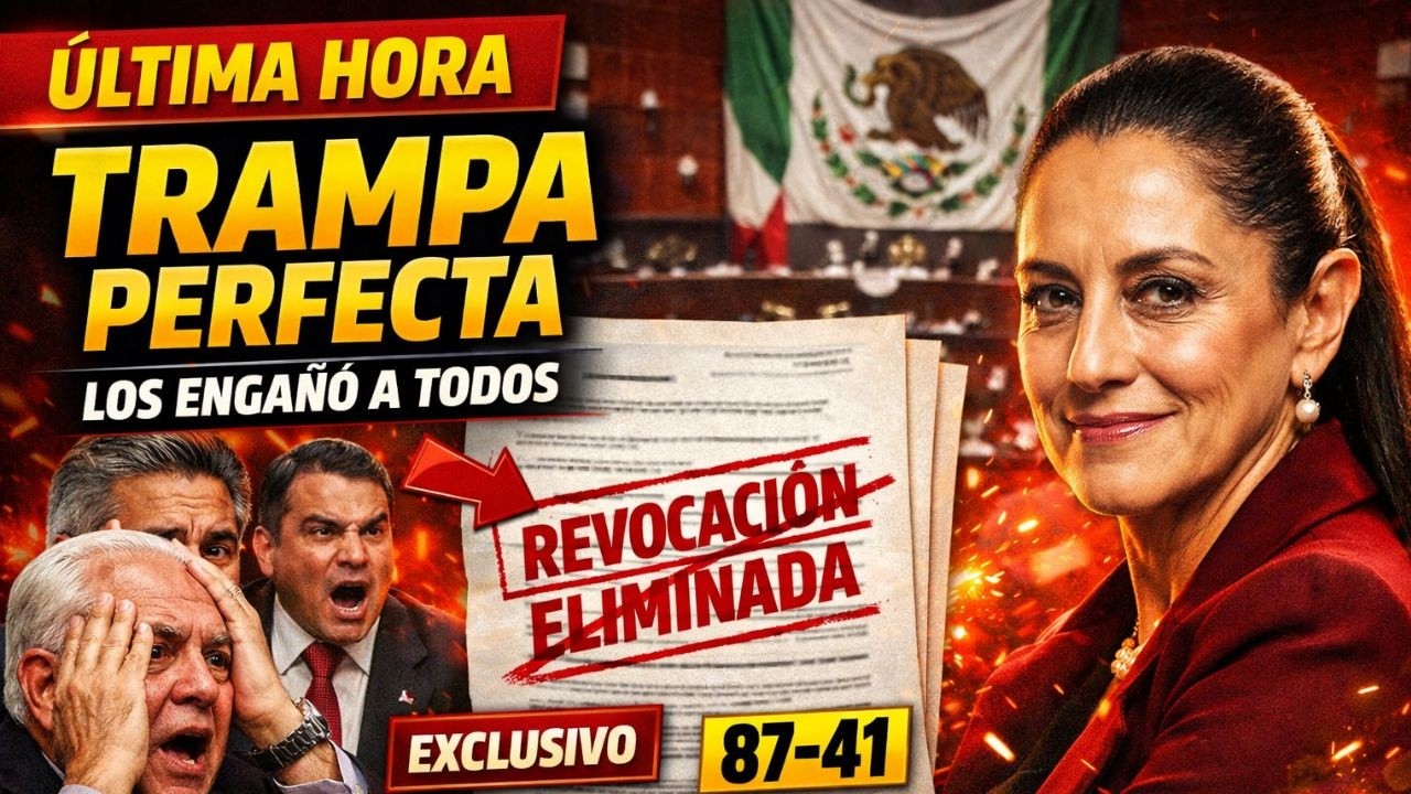 Claudia Sheinbaum humilla al Senado de M&eacute;xico: la jugada secreta del 87 a 41