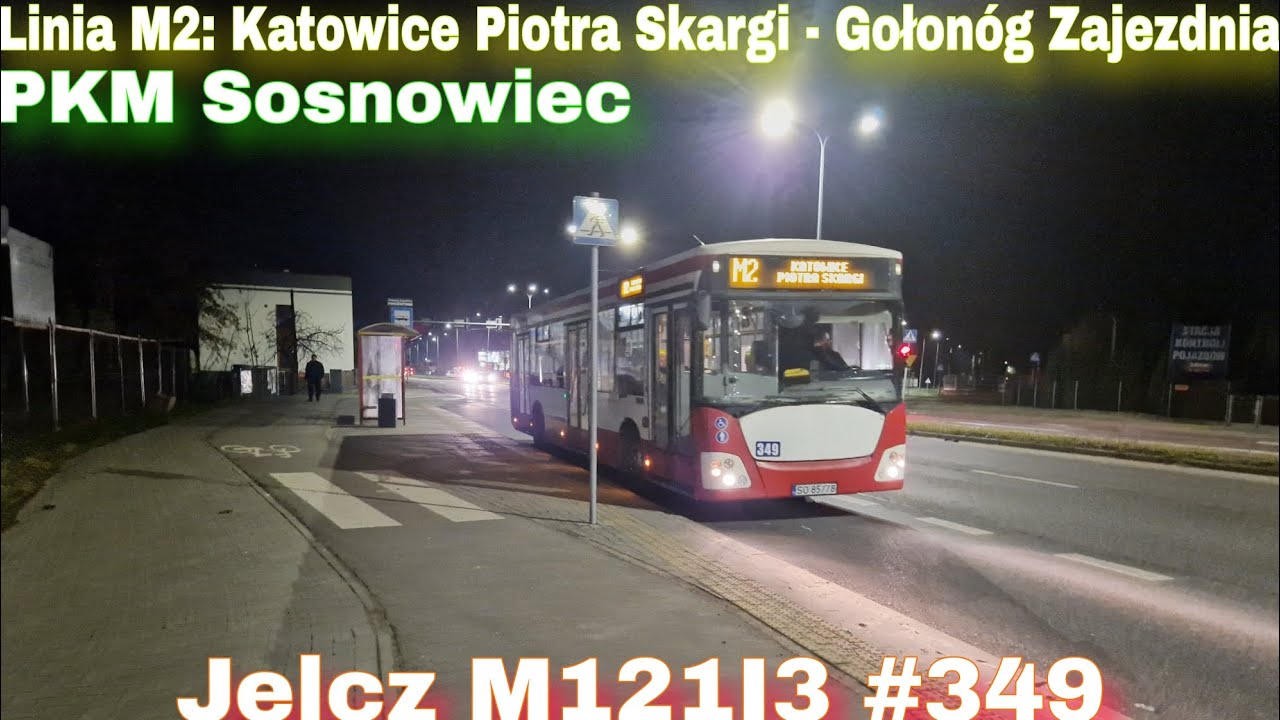 PKM Sosnowiec - Linia M2, Jelcz M121I3 #349