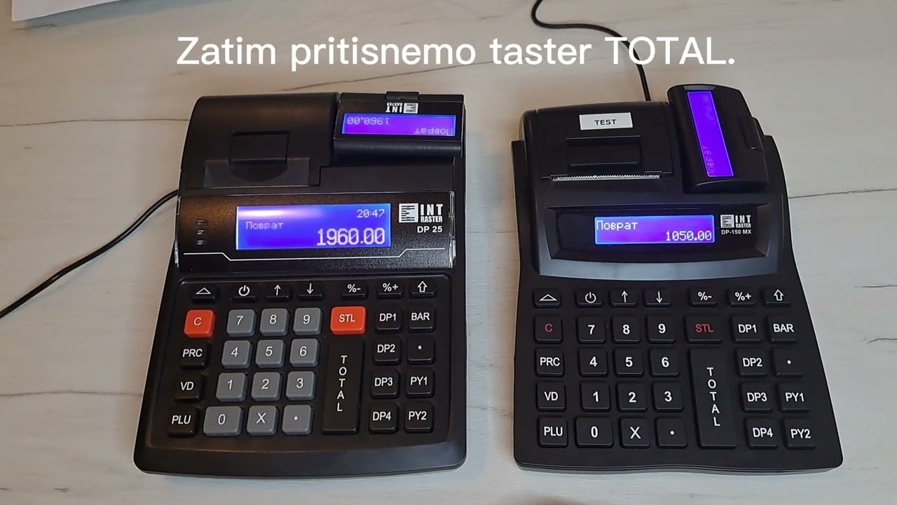 Vraćanje kusura DP-25 MX- DP-150 MX