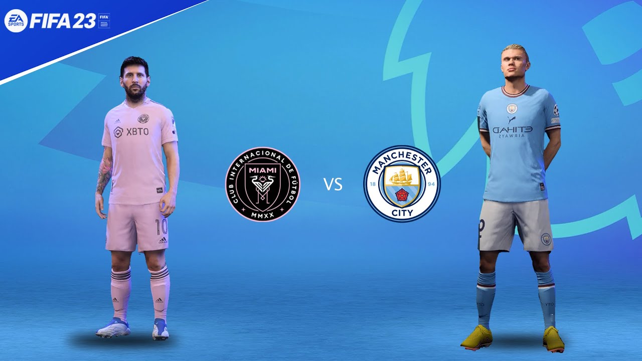 FIFA 23 - Inter Miami vs Manchester City  | Ft Messi Mount | Gameplay PC [4K60]