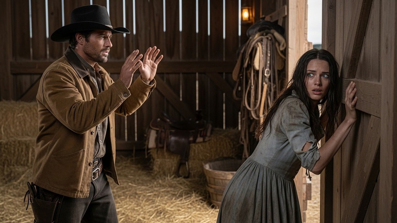 The Cowboy Found Her Sleeping In His Barn, She Woke Terrified, He Said 