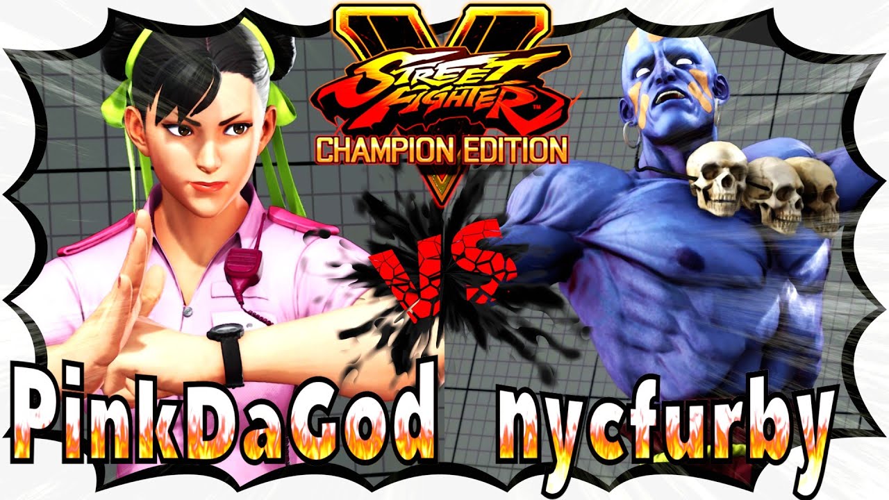 [SFV CE] PinkDaGod(Chun-Li) vs nycfurby(Dhalsim) [Street Fighter 5 Champion Edition]