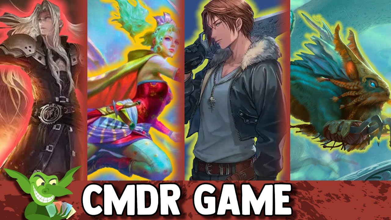 Sephiroth, Fallen Hero VS Terra, Herald of Hope VS Squall, SeeD Mercenary VS Toski commander game