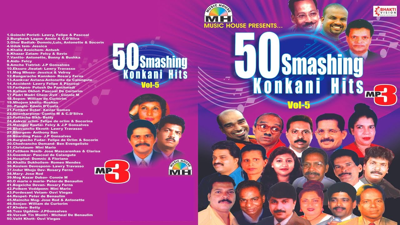 Top 50 Konkani Songs - Volume 5 | Smashing Konkani Songs | Lawry, Lorna, Alfred Rose - Konkani Mp3