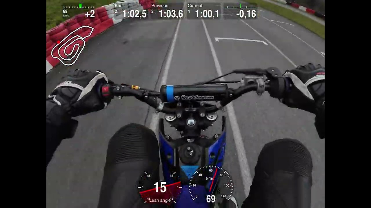 YCF 155 SM pitbike @ Spa Francorchamps