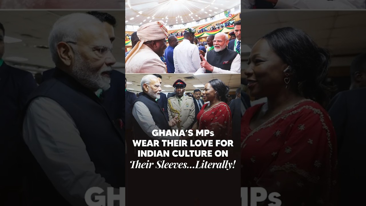 Ghanaian MPs Wear Indian Attire | PM Modi&rsquo;s Visit Sparks Cultural Bonding