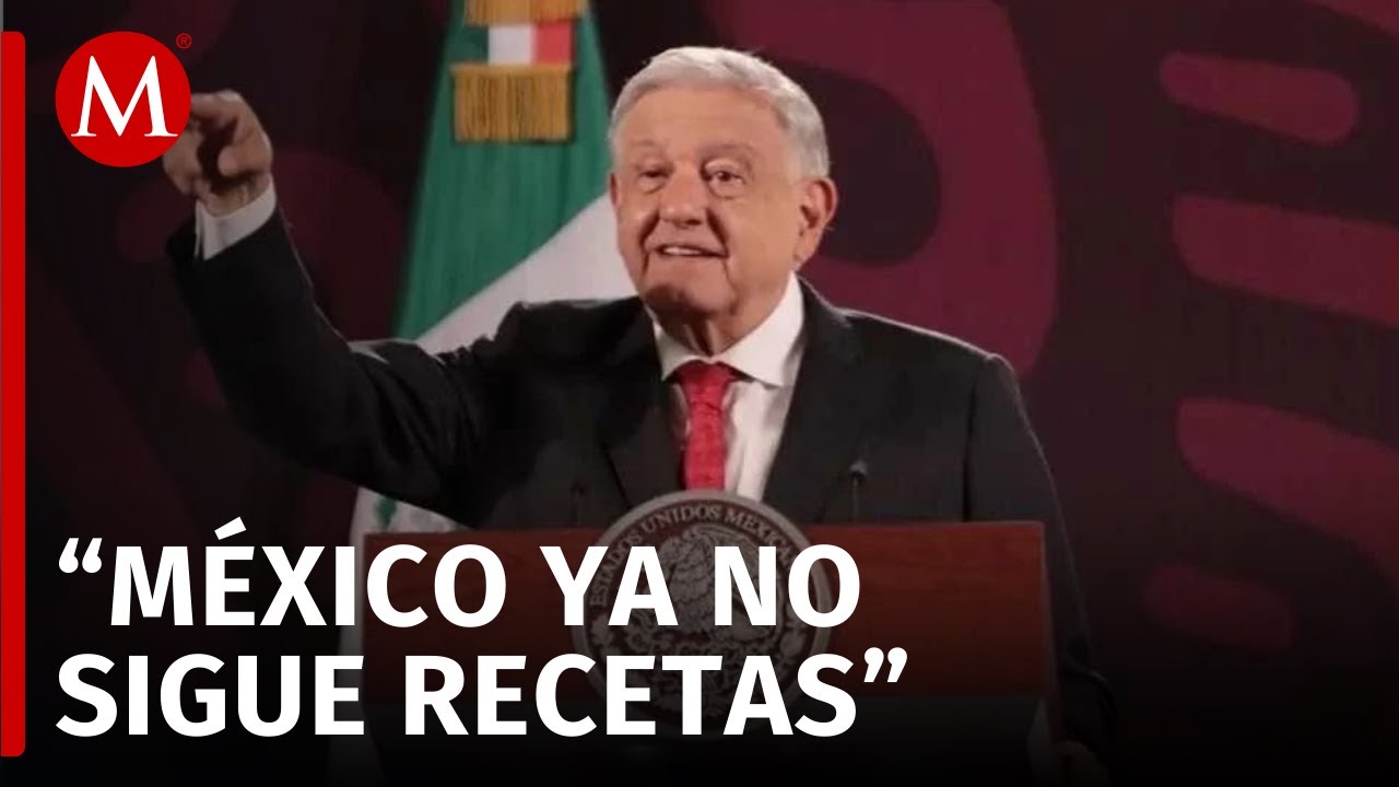 AMLO critica recomendaciones del FMI; 