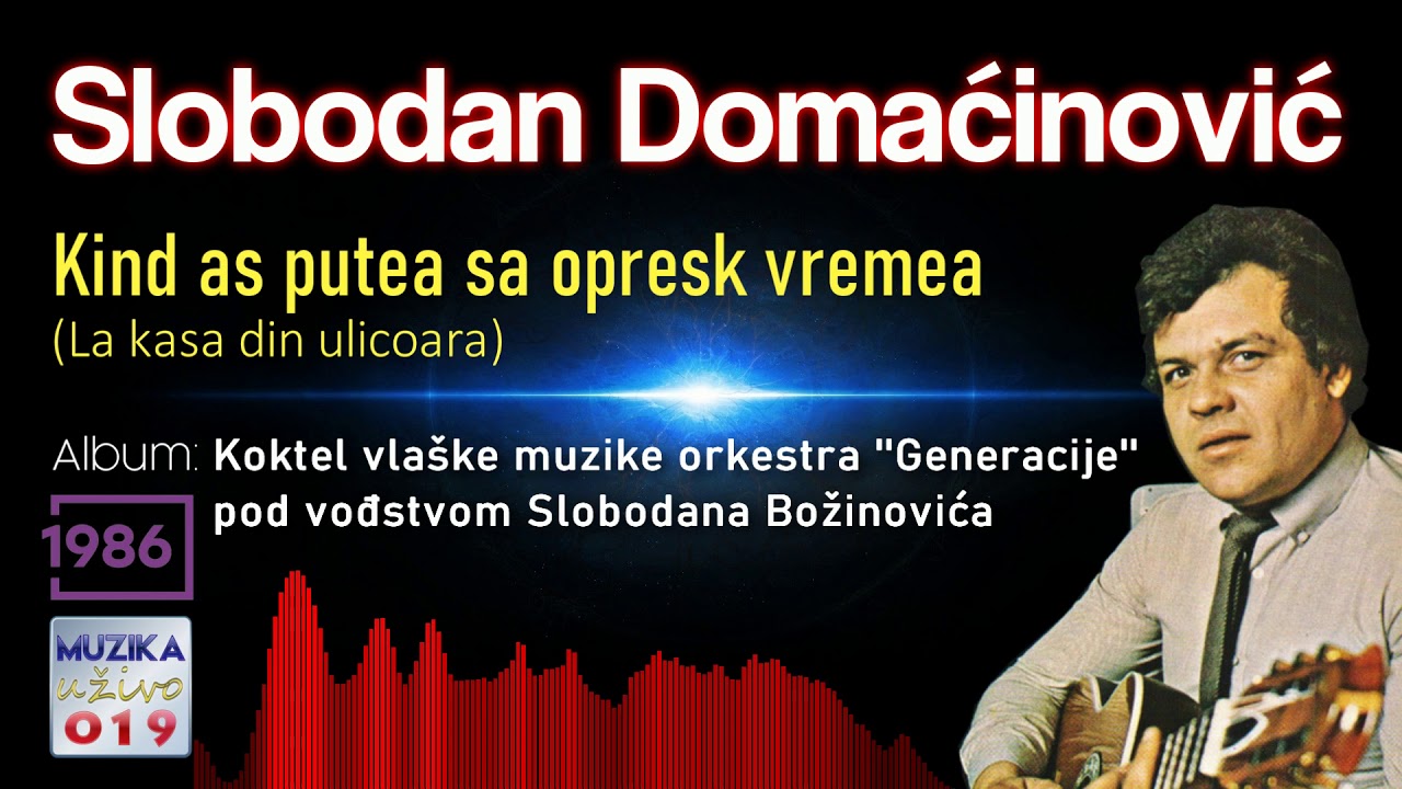 Slobodan Domacinovic - Kind as putea sa opresk vremea (La kasa din ulicoara) 1986 // MuzikaUzivo019
