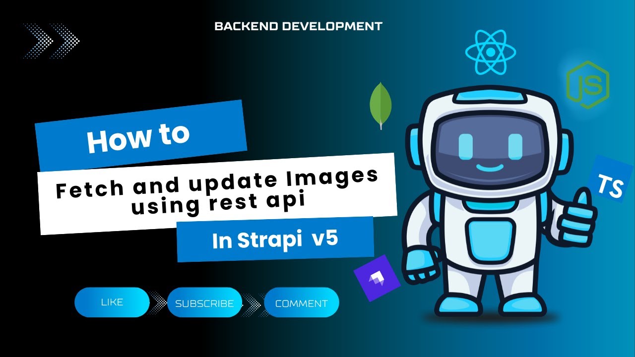 How to fetch and update images in strapi v5 using strapi rest api endpoints