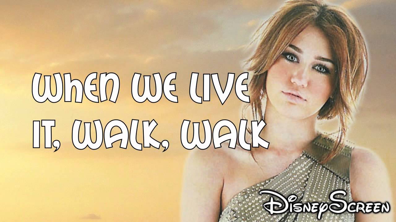 Miley Cyrus - Liberty Walk (Lyrics Video) HD